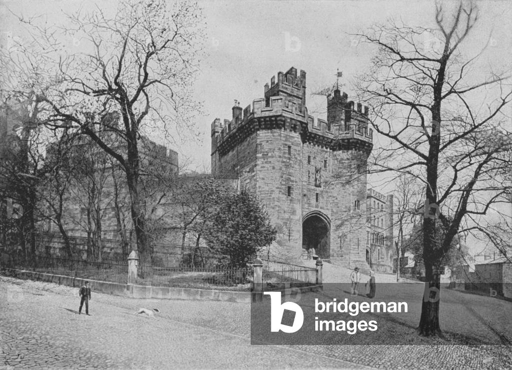 Bild von Fotografie "Lancaster Castle" von English Photographer, b/w