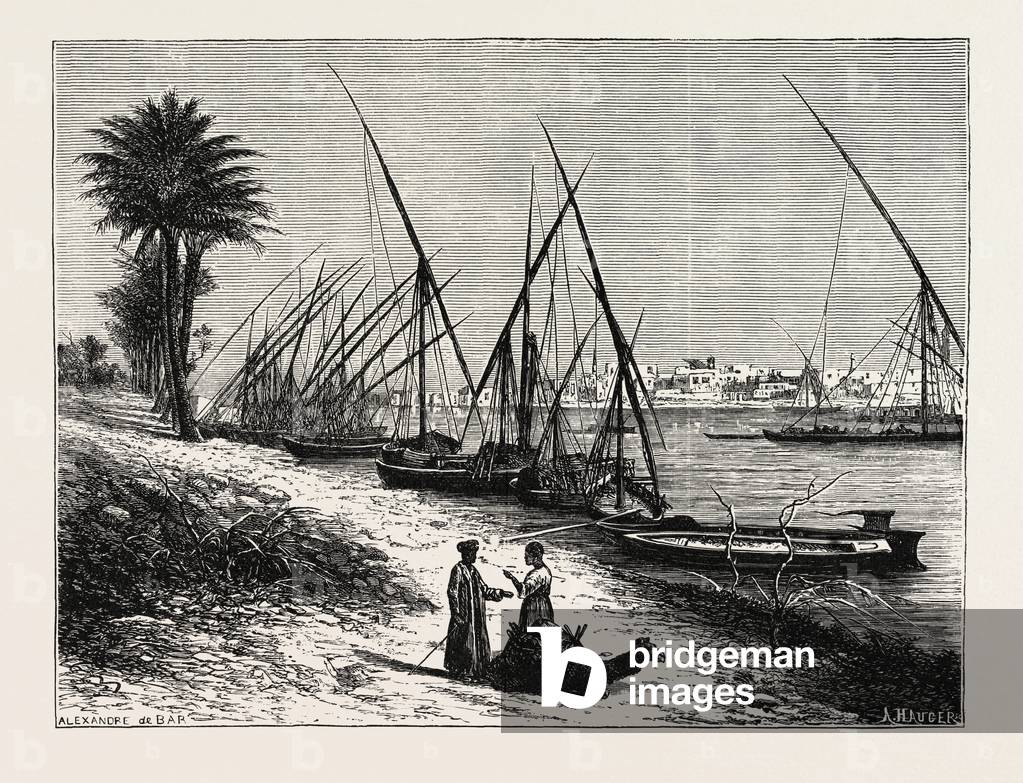 Banks of the Nile. Egypt 1879