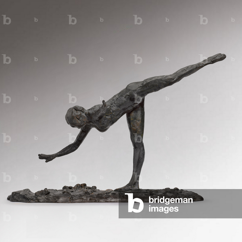 Danzatrice, Arabesque aperto sulla gamba destra, 1882(bronzo)