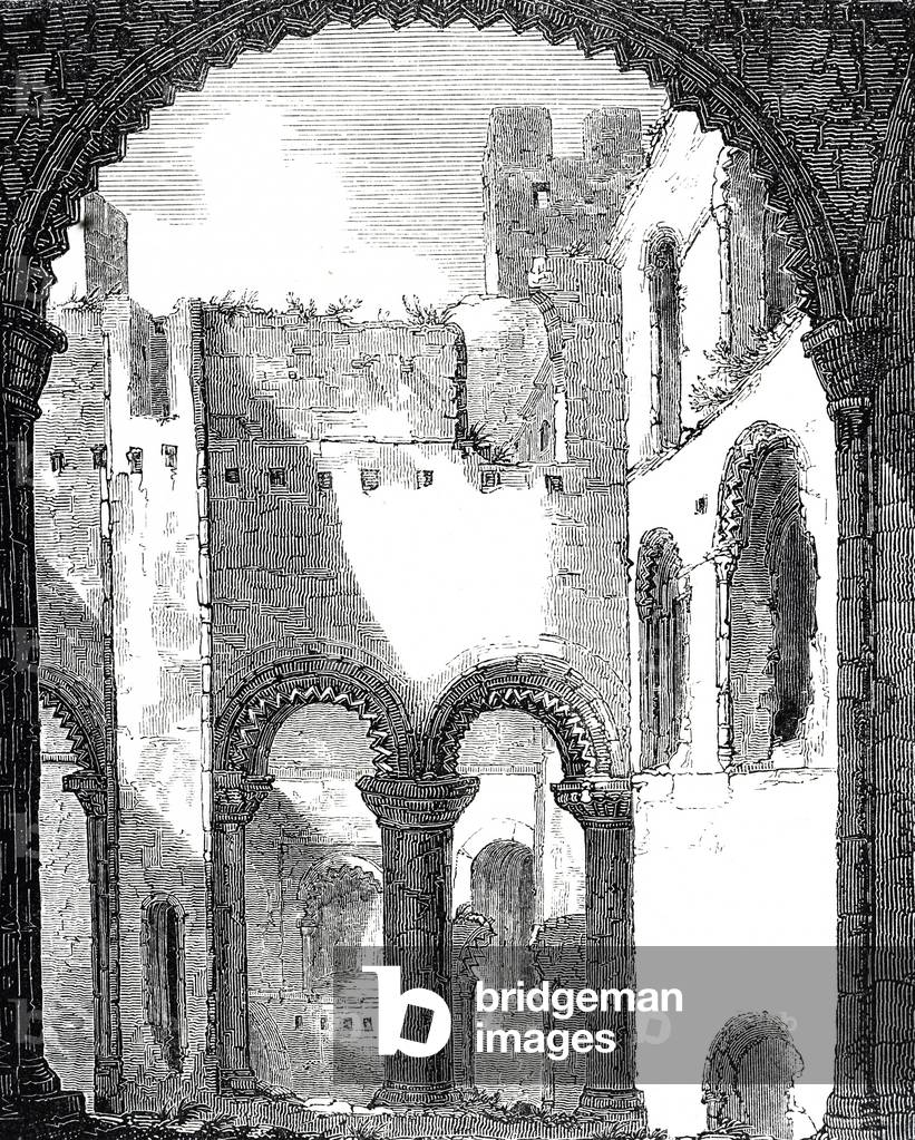 "Castello di Rochester" 1801, b/w