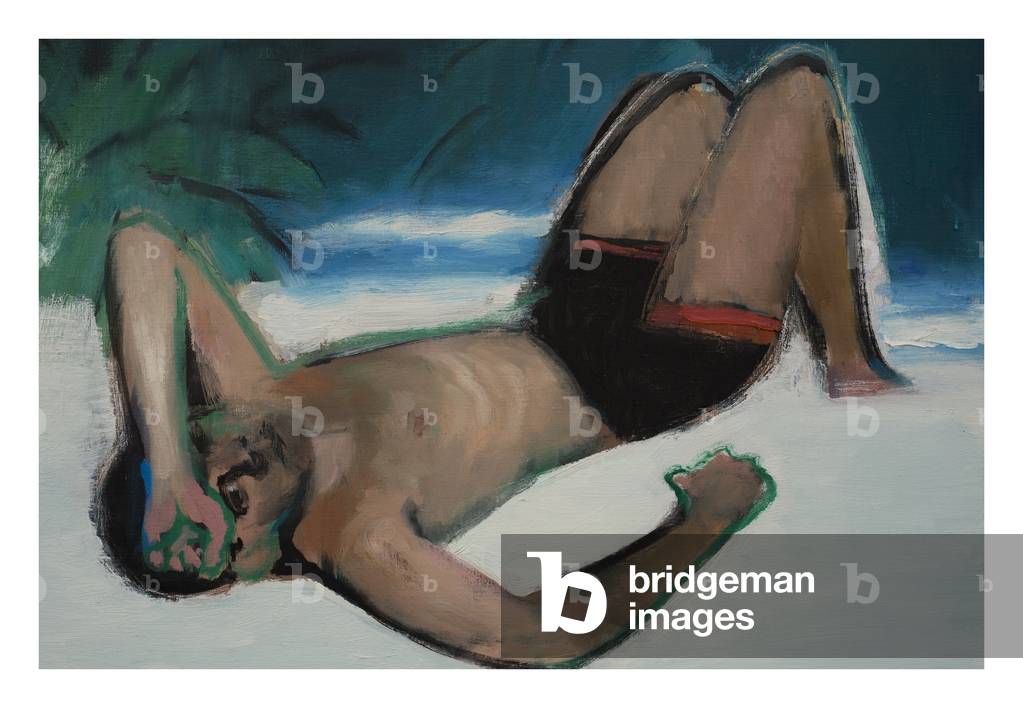 Rossa, dettaglio, 2020 (olio su lino)