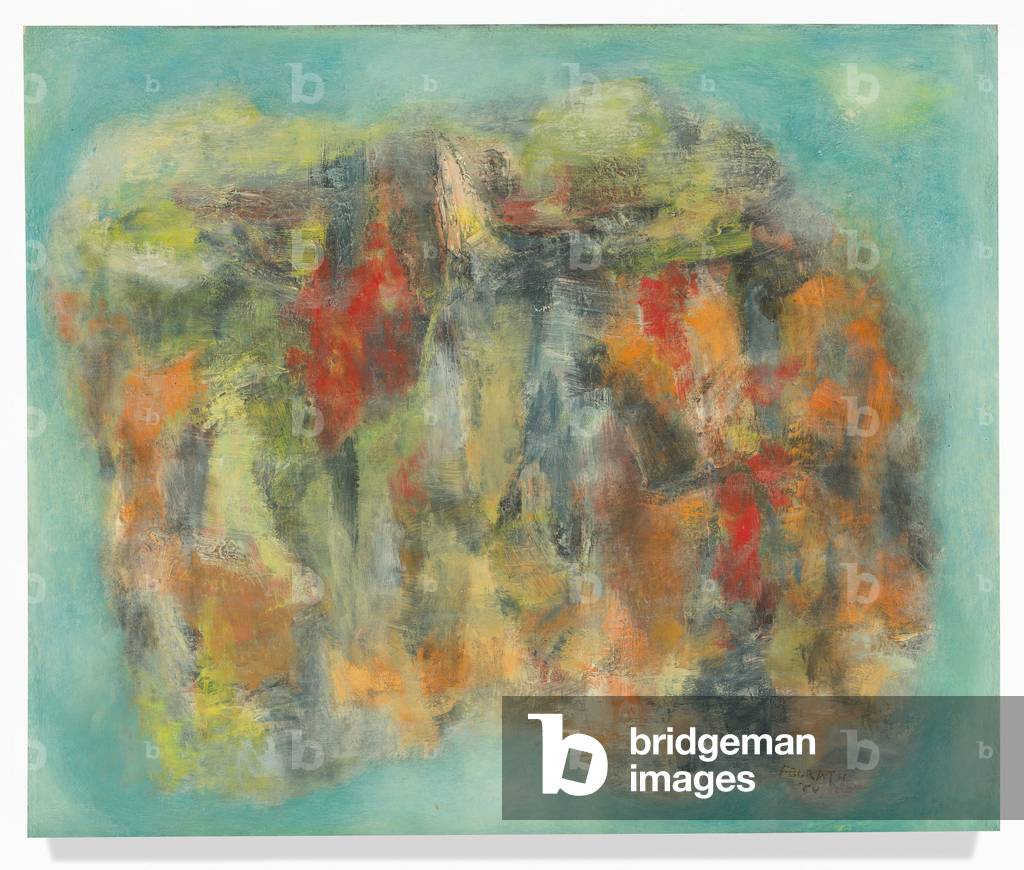 Image of Painting depicting Hanging Garden 1954 by Felrath Hines