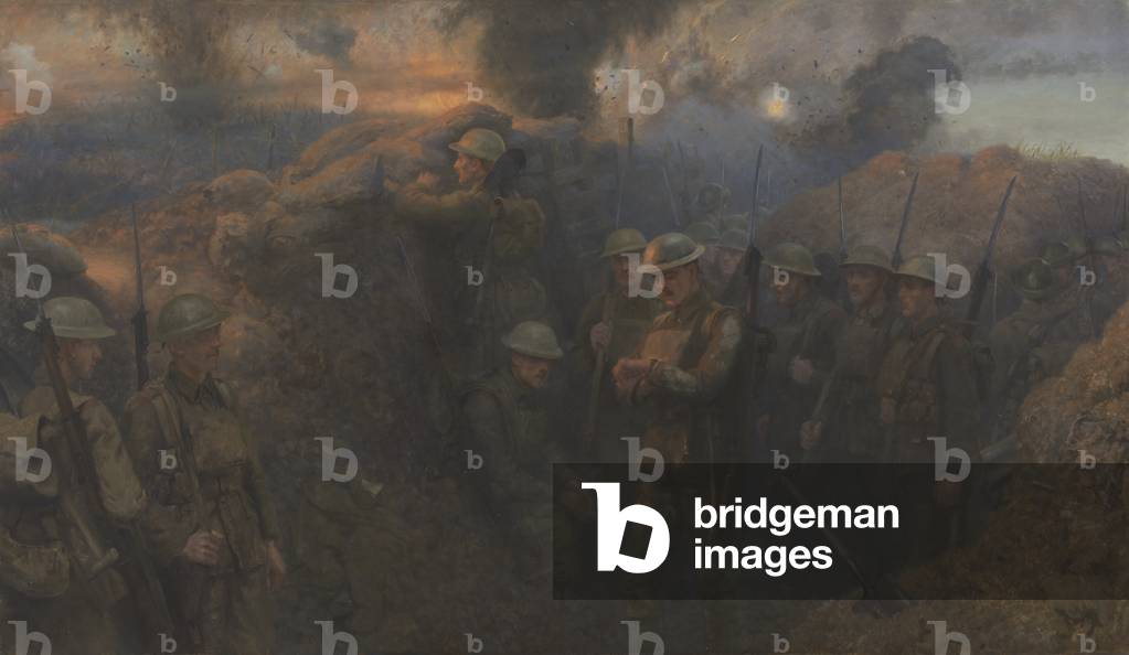 Image de Peinture représentant Zero Hour 1918 par James Prinsep Beadle