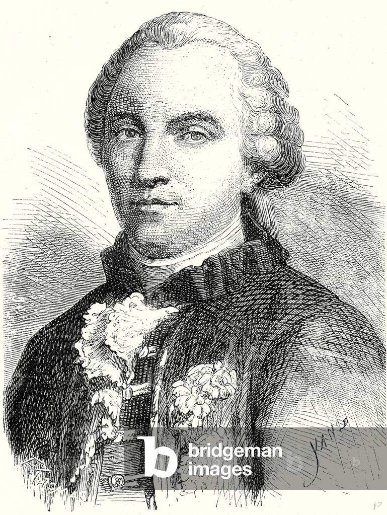 Image de Gravure représentant Buffon, b/w