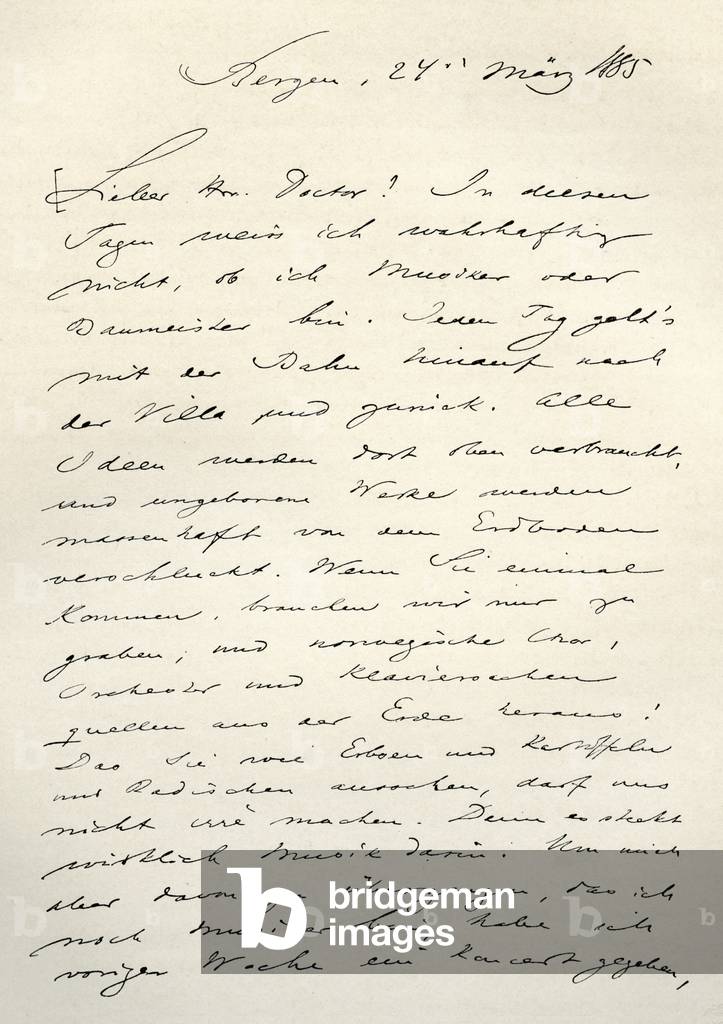 "GRIEG - Brief an"
