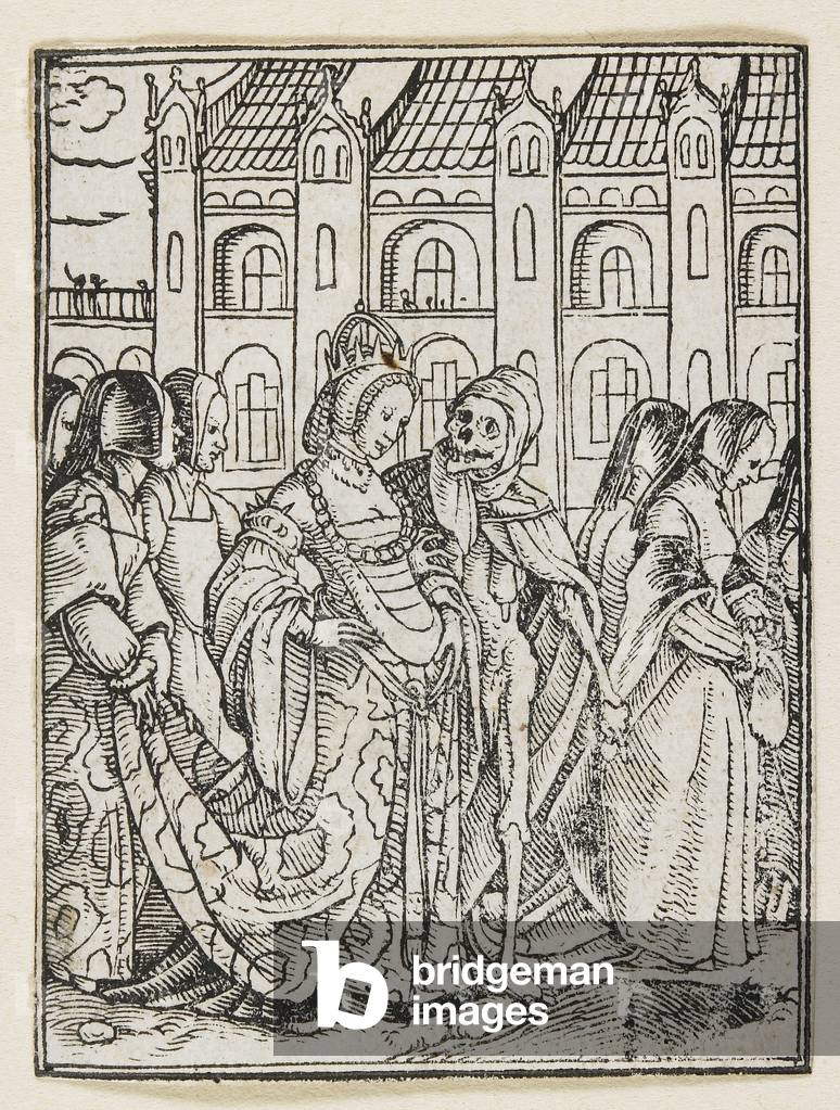 "l'imperatrice da danza di morte (Lione)", 1523-1526 di Hans Holbein the Younger