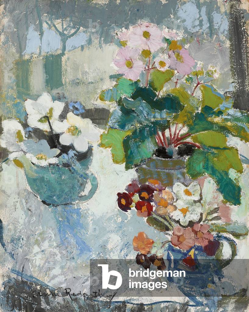 Primi fiori, c. 1947 (olio su tavola)