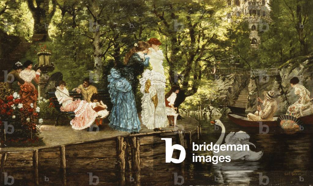 Immagine di Dipinto "Estate (olio su tela)" di Carl Kahler