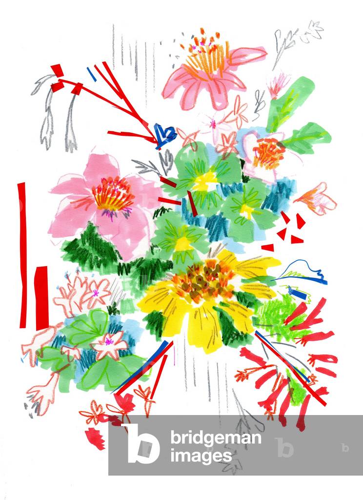 "Floral Sketch 2" 2014 von Jo Chambers