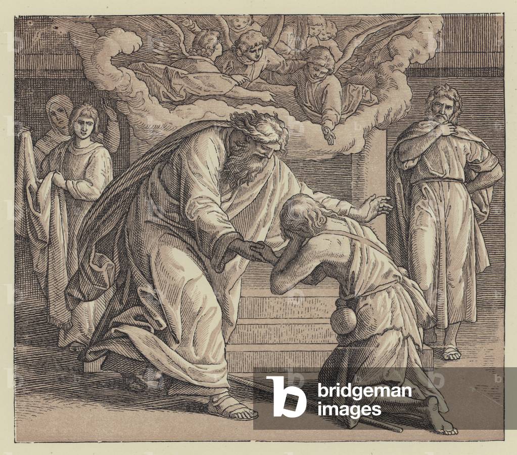 "Il figliol prodigo (incisione)" di English School