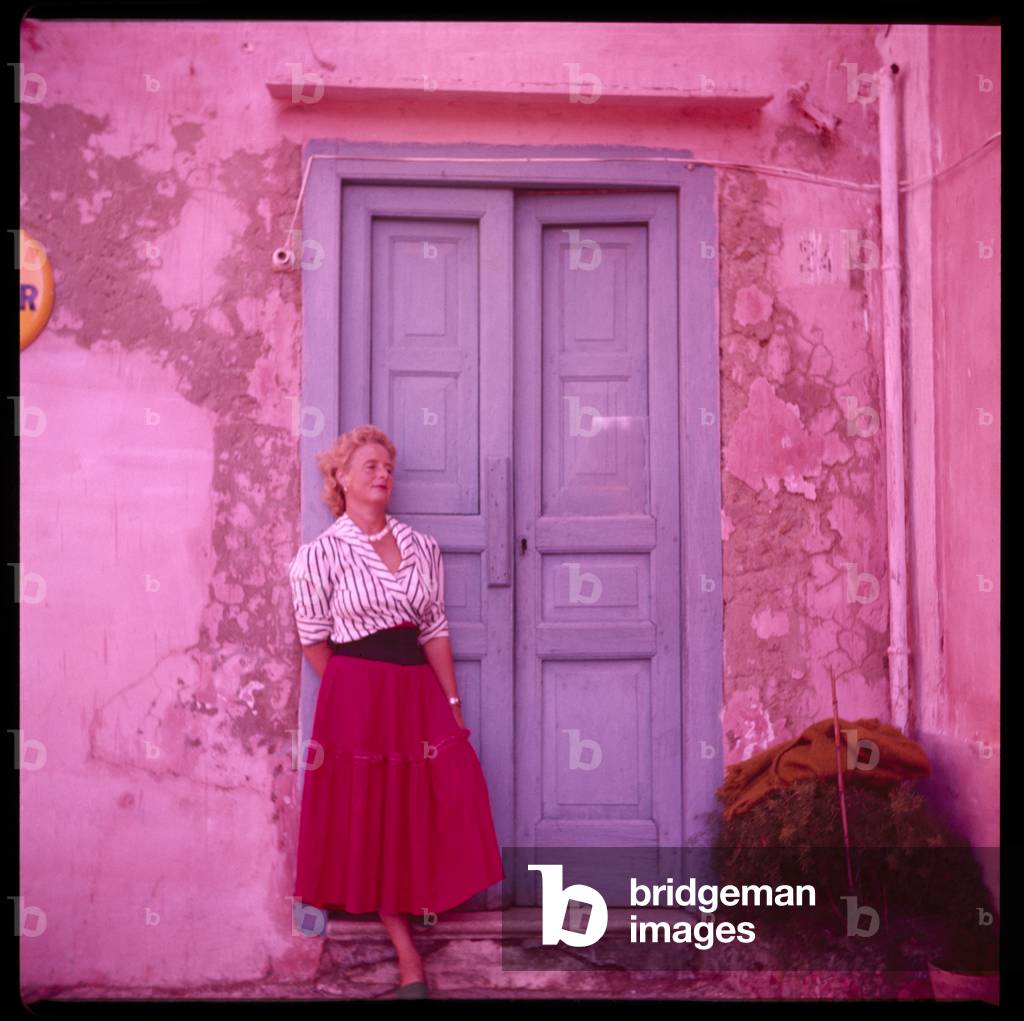 Image of Caitlin Thomas, portrait of Caitlin Thomas, wife of poet Dylan by