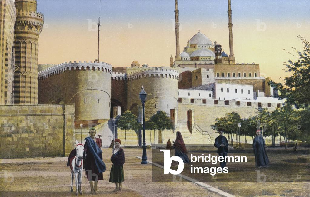 Image of Print depicting Cairo by Egyptian Photographer