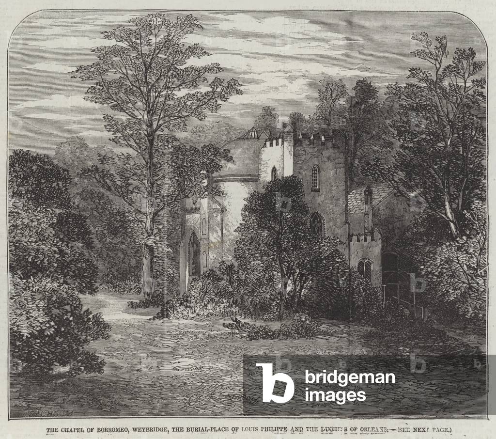 The Chapel of Borromeo by English Artist