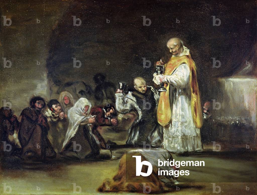 Immagine di Dipinto "La Comunione (olio su tela)" di Francisco Jose de Goya y Lucientes