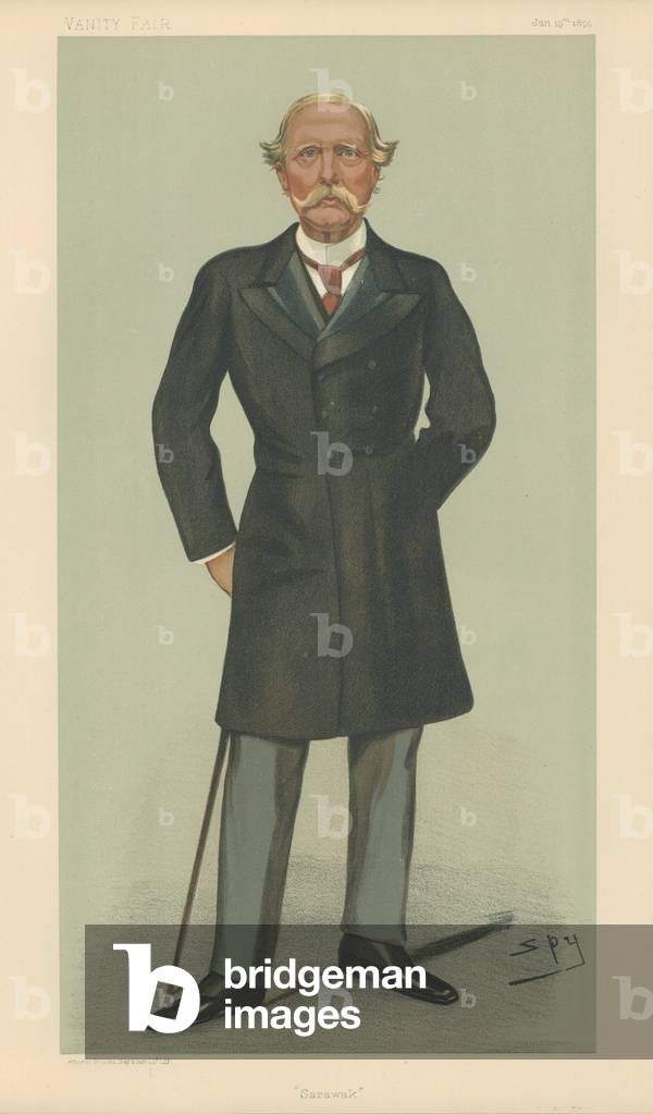 Signore charles brooke, Rajah di Sarawak (colore lito)