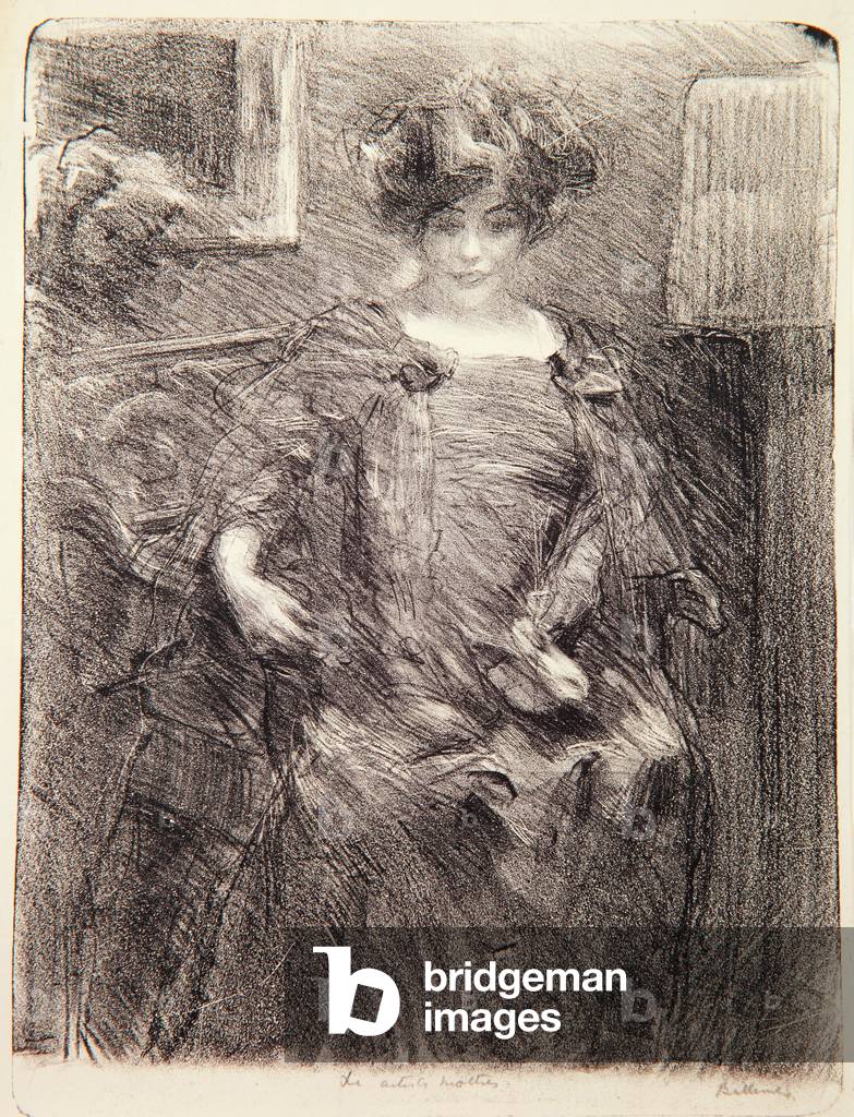 La madre dell'artista (litografia)