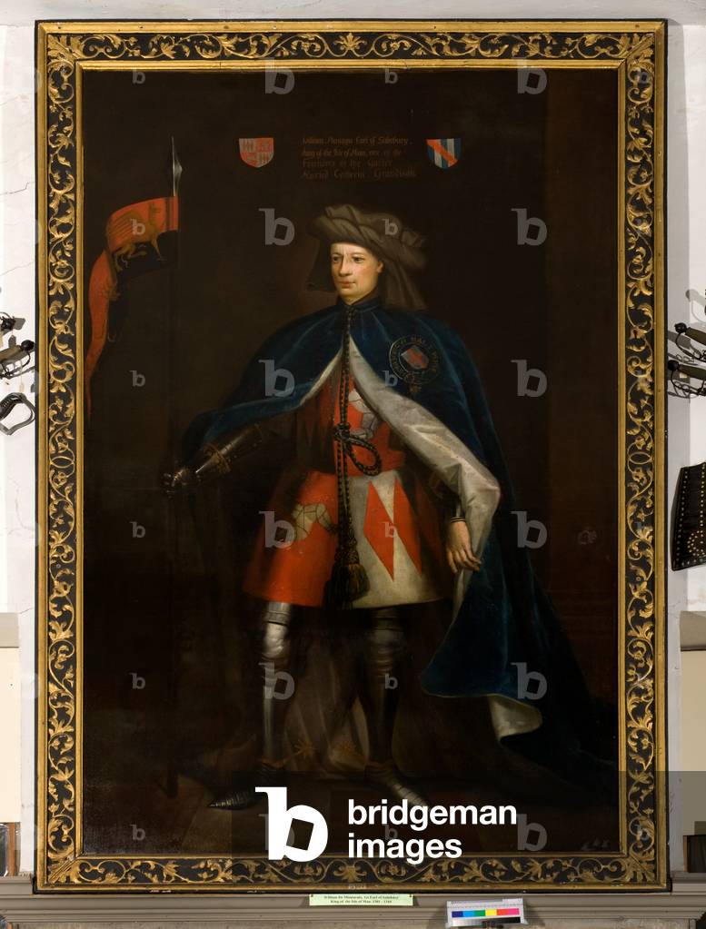 An imaginary portrait of William de Montacute, 1st Earl of Salisbury (1301- 1344) (oil on canvas)