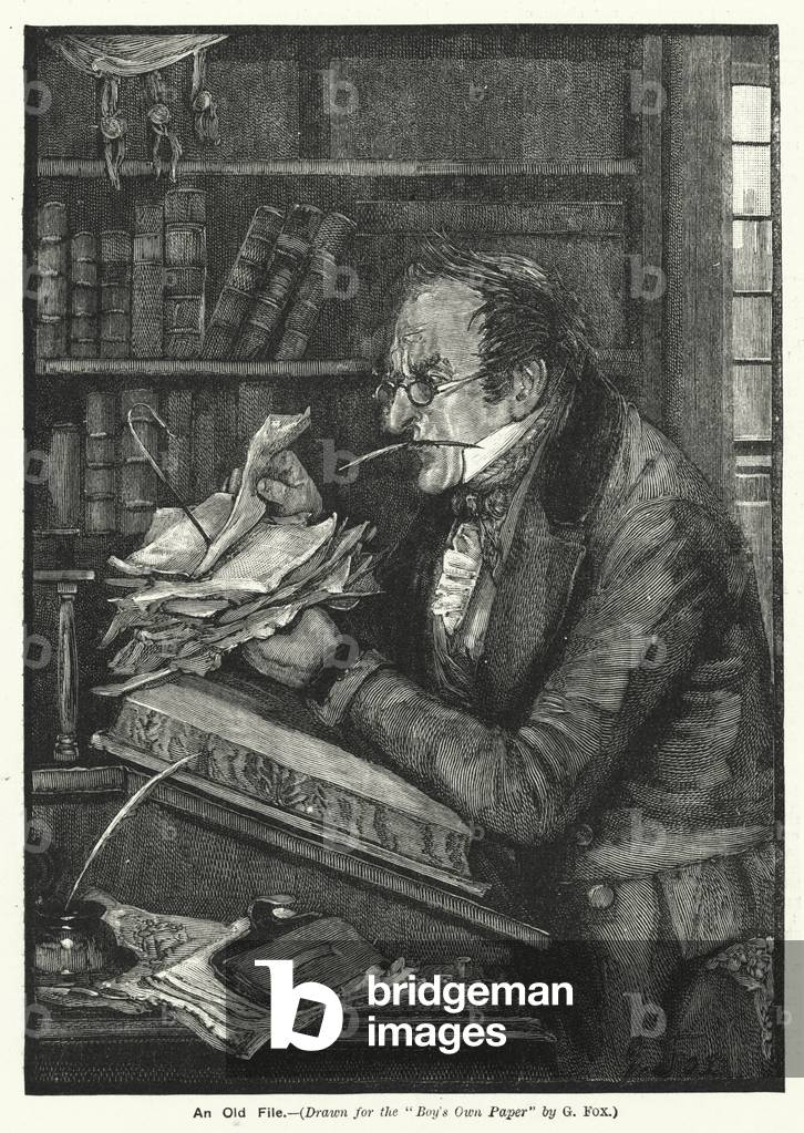 Un vieux fichier (gravure) par English School
