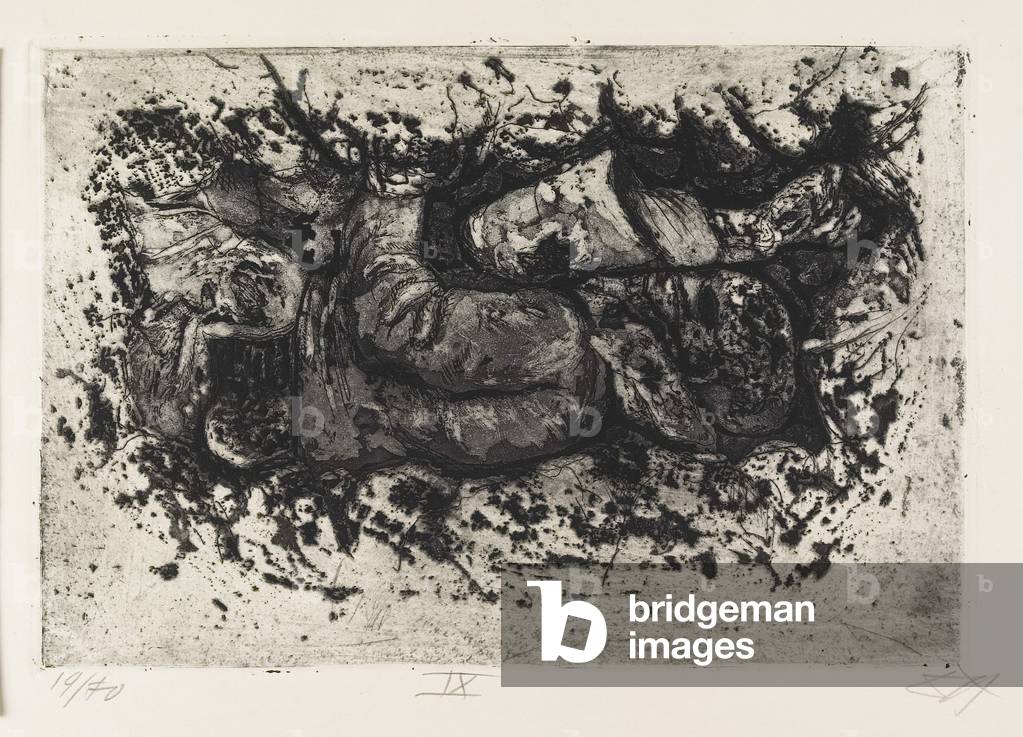 Bild von Gravur "Gefunden beim Grabendurschstich (Auberive) (Discovered During Trench Break-Through [Auberive]