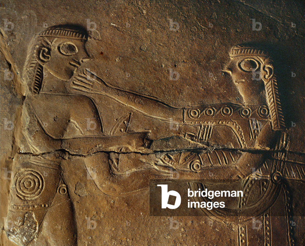 Zwei Krieger kämpfen