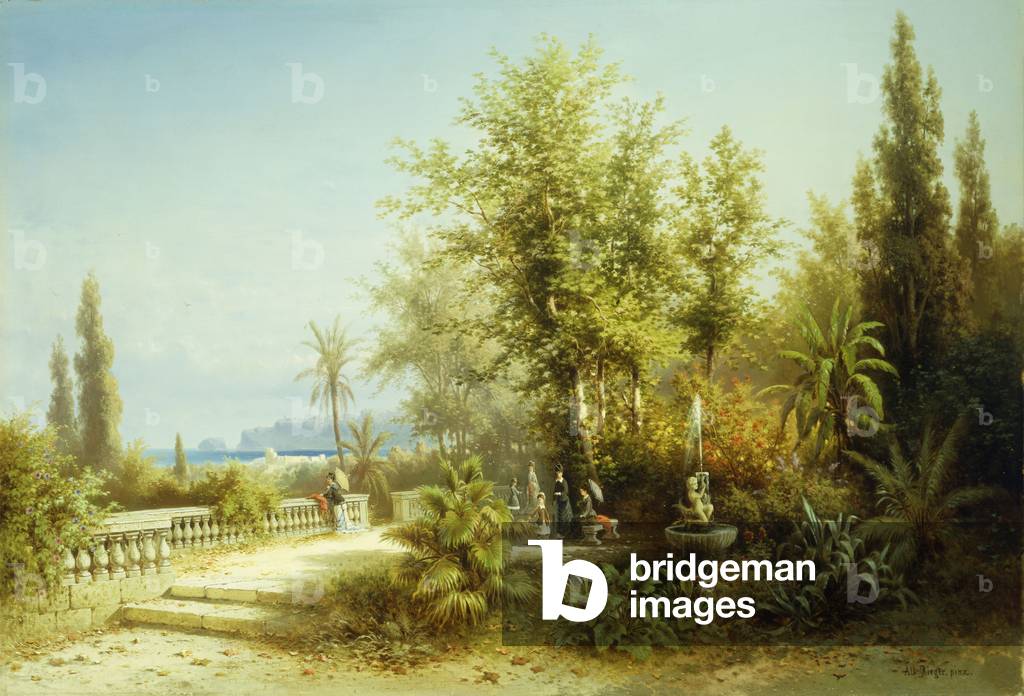 Immagine di Dipinto "Una vista di Trieste (olio su tela)" di Albert Rieger