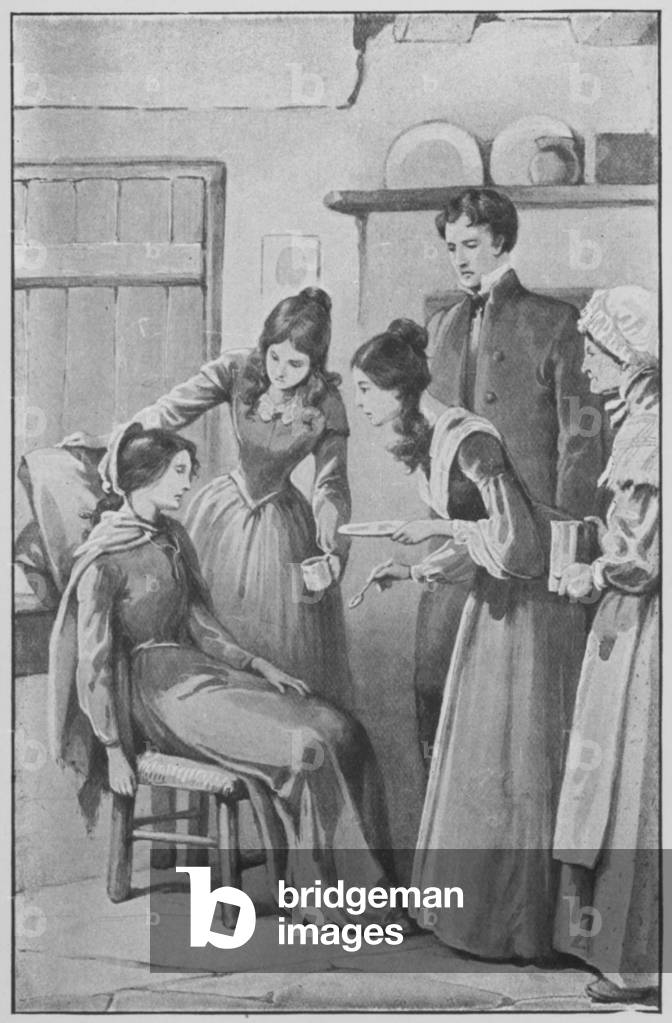 Illustrazione per Jane Eyre di Charlotte Bronte (lito)