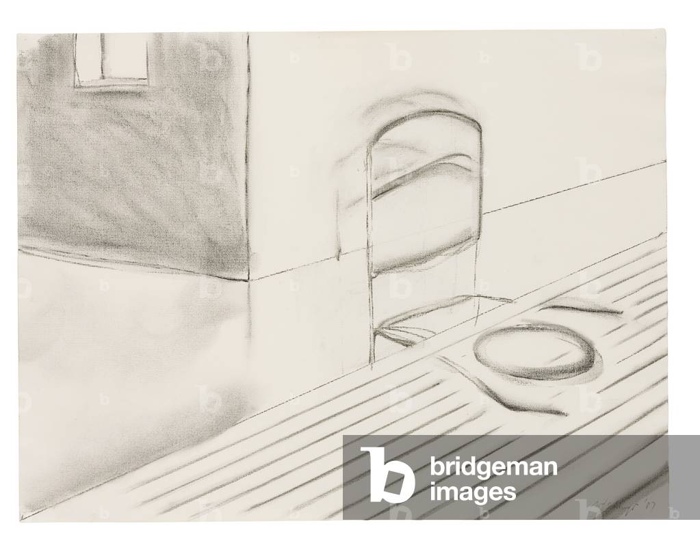 Untitled 1987 by Richard Artschwager, b/w