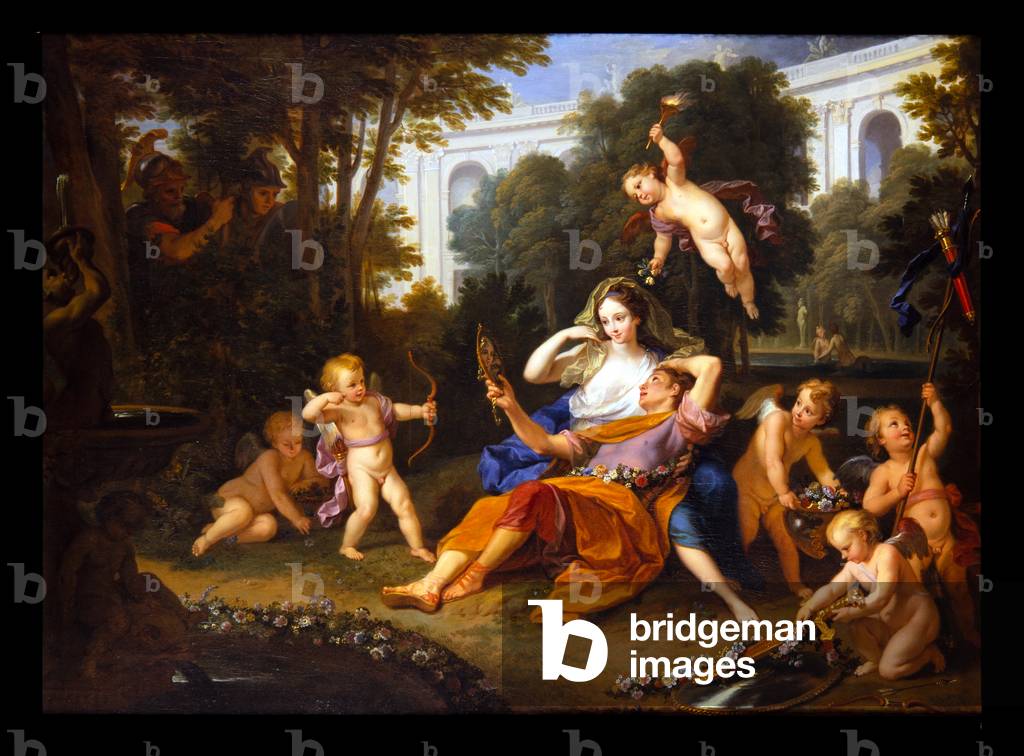 Bild von Gemälde "Armida und Rinaldo" 1704 von the Younger Boulogne