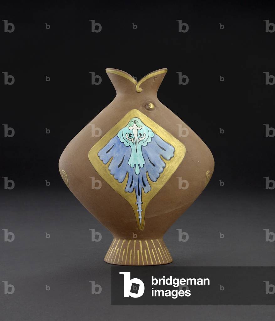 Vaso Skate, 1872 ca. (terracotta, modellato e smaltato)