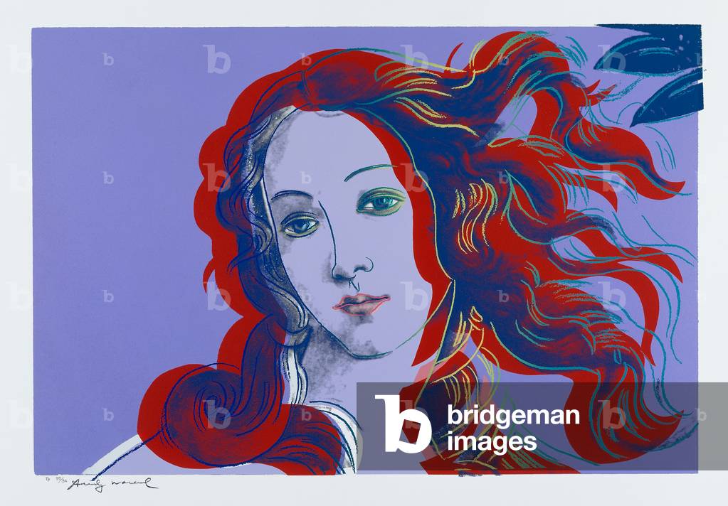 Dettagli di pittura rinascimentale: One Plate, 1984 (serigrafia a colori su archi aquarelle)