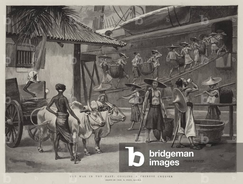 "La guerra in Oriente" di Charles Edwin Fripp, b/w