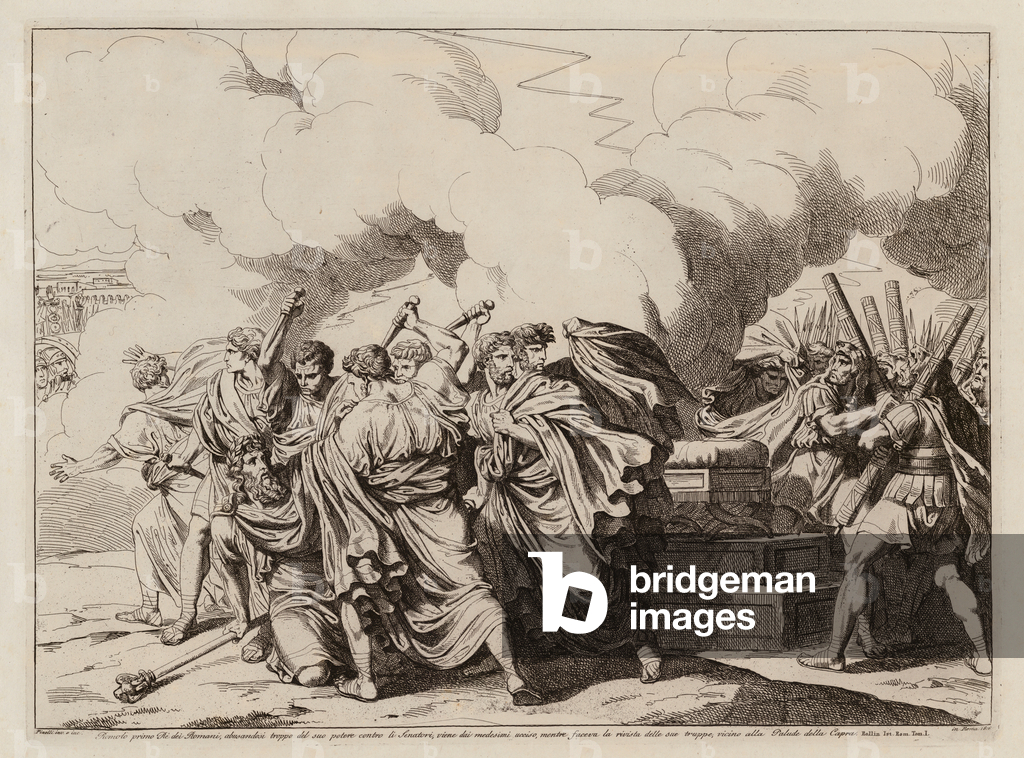 Death of Romulus (etching)