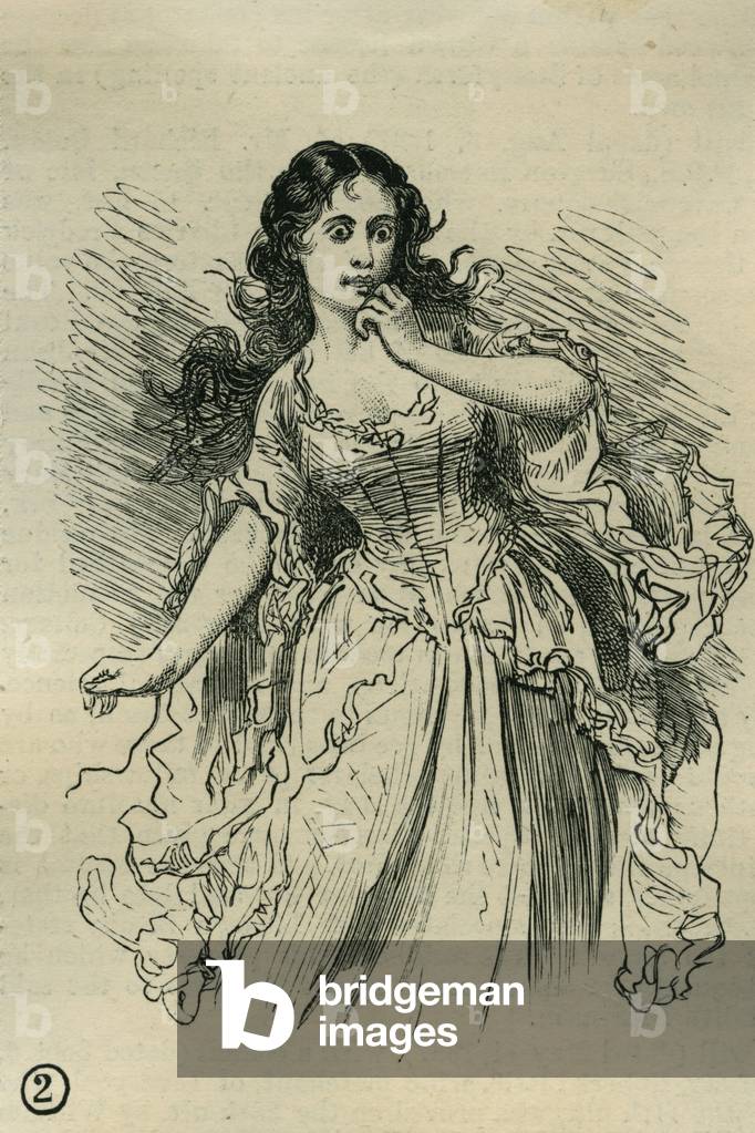 Image of Engraving depicting Jenny Lind (1820-1887), b/w