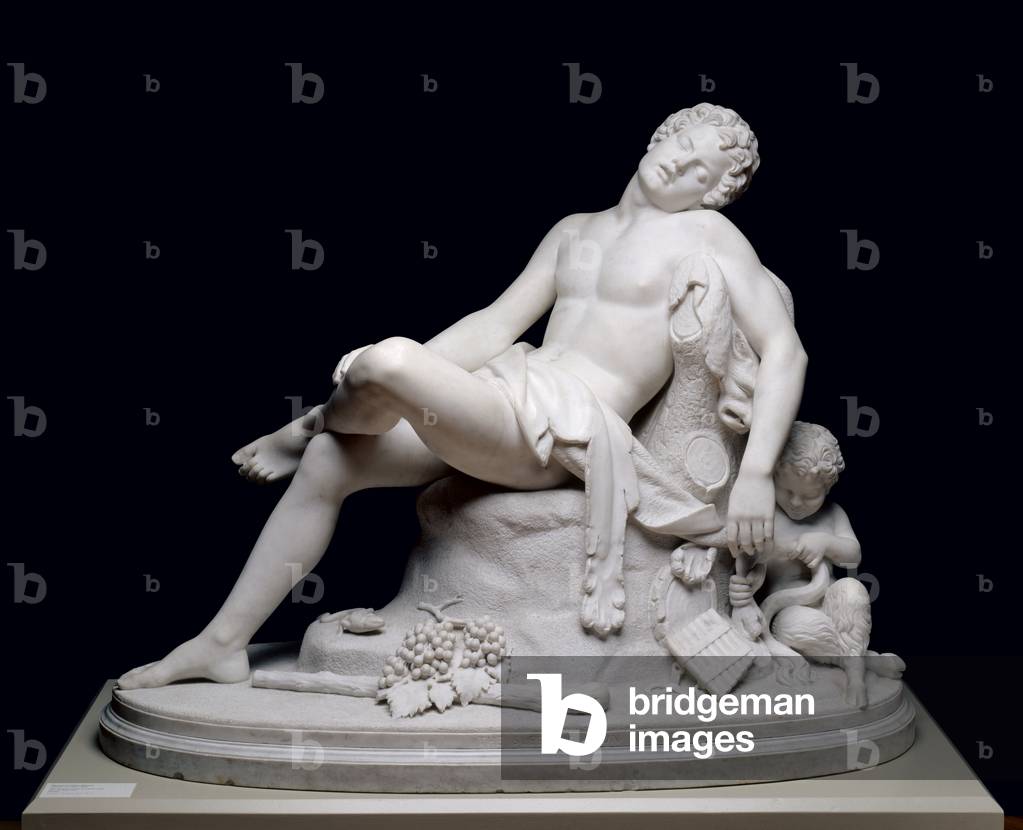 Il Fauno dormiente, modellato 1864, intagliato c.1870 (marmo)