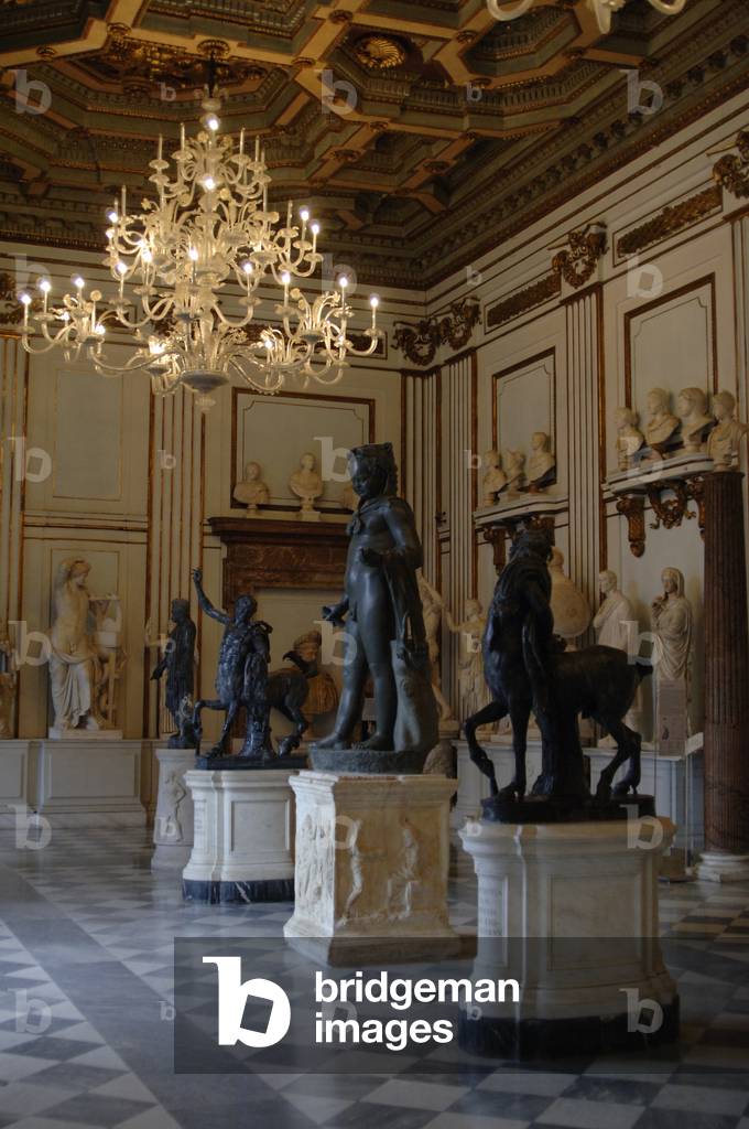 Kapitolinmuseen. Halle der Philosophen. Rom. Italien.