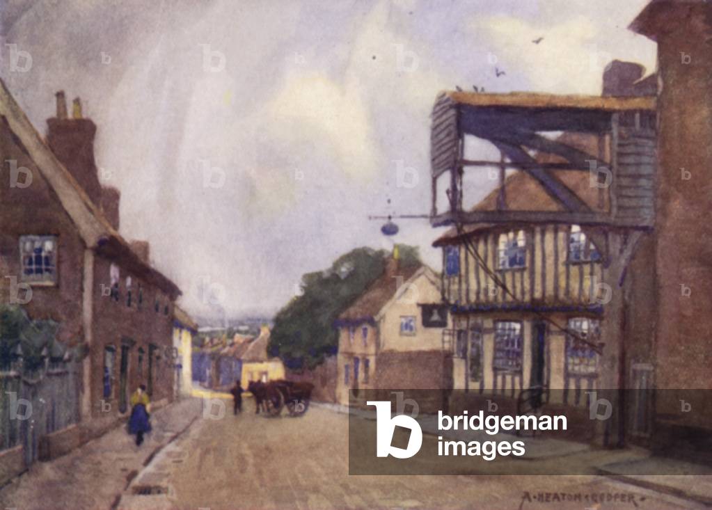 Woodbridge, Suffolk (Farbe litho)