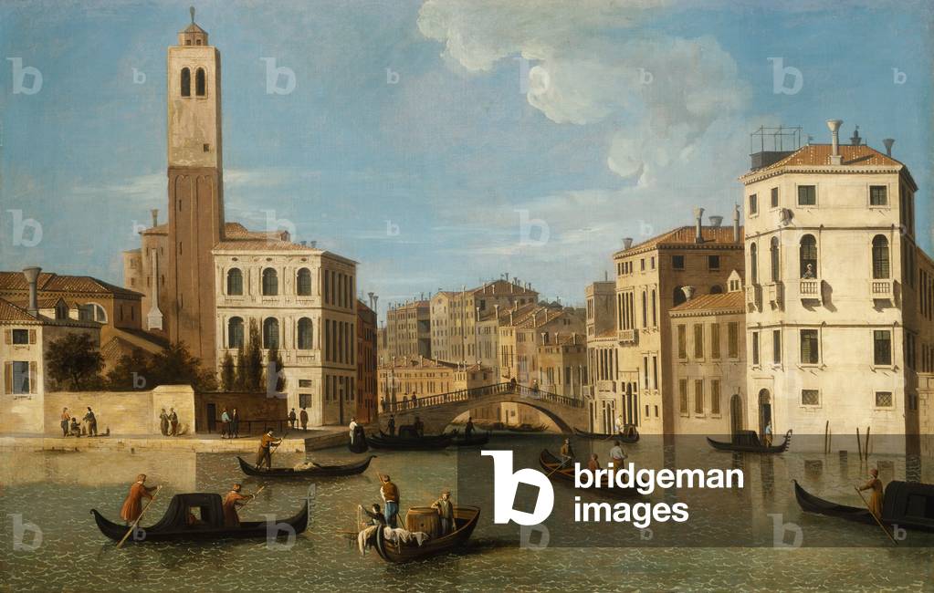 Immagine di Dipinto "L'ingresso al Canareggio" 1701 di Canaletto
