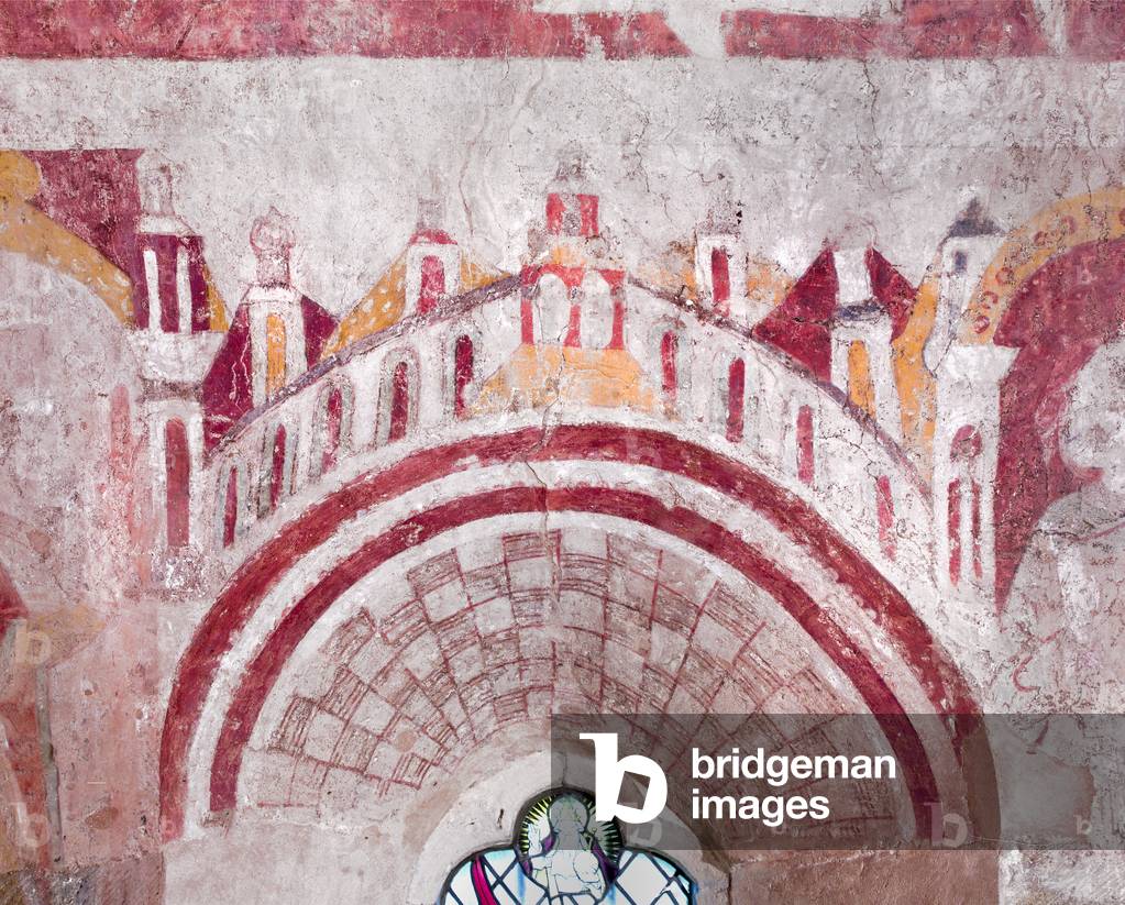 "Kariertes Muster um das Südfenster" 1130 von English School