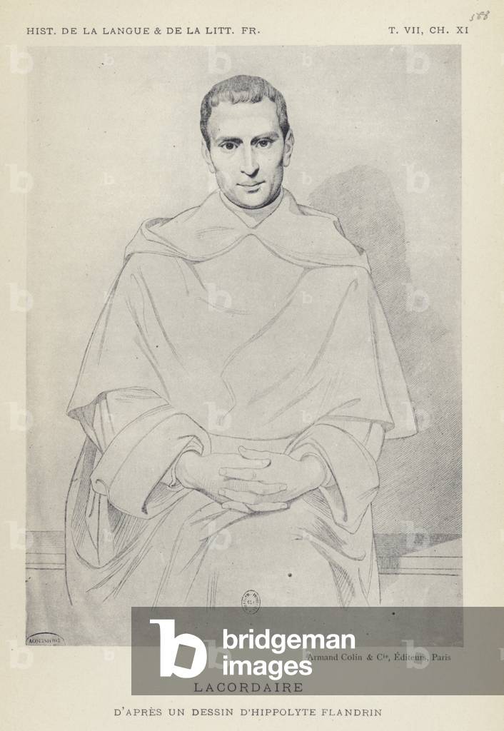 Bild von Druck "Lacordaire (Litho)" 1801 von French School