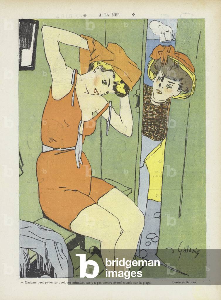 Illustration für Le Rire (Farblitho)