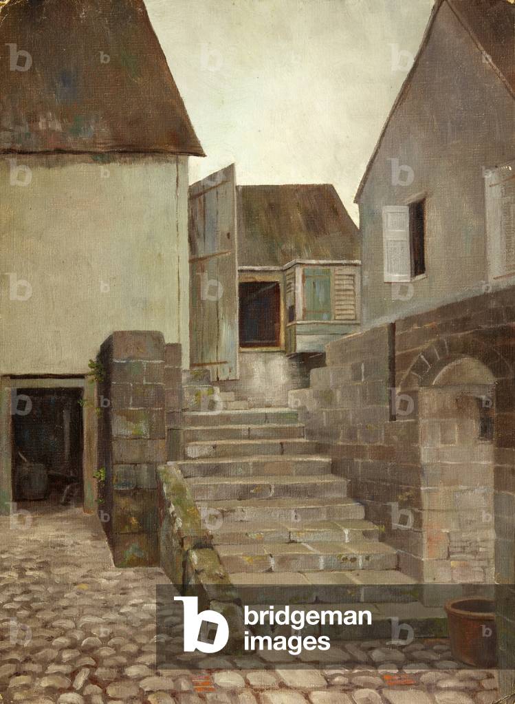 Mansion, Christ Church (Nichola Town), St Kitts, 1910 (oil on board)