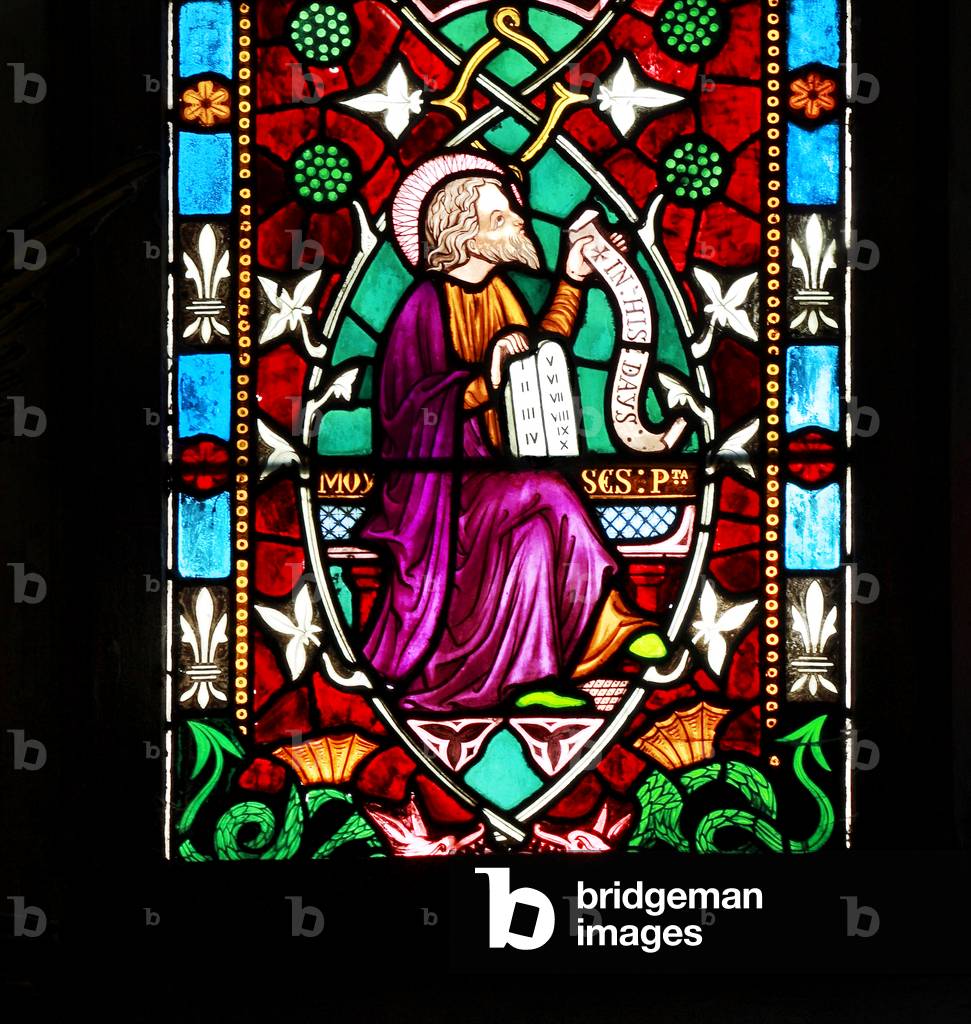 Window depicting Moses by Frederick Preedy