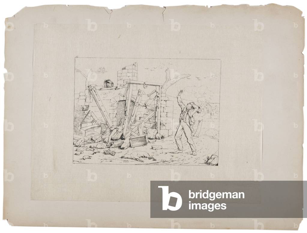 "Tracce degli eserciti", c.1880-90 di Adalbert John Volck, b/w