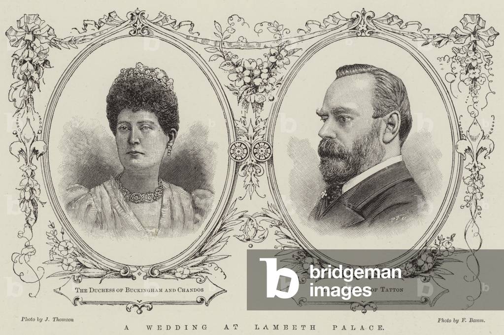 "Un matrimonio a Lambeth Palazzo (incisione)" di English School