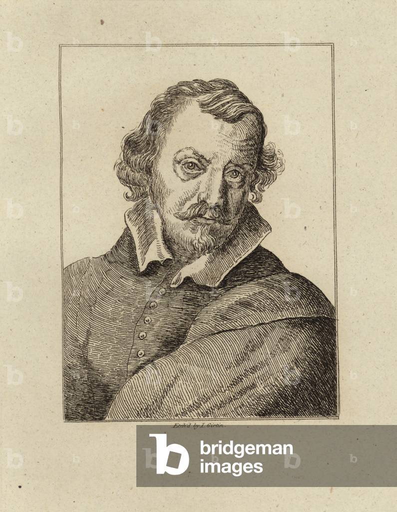 "Pietro da Cortona (acquaforte)" di James Girtin, b/w