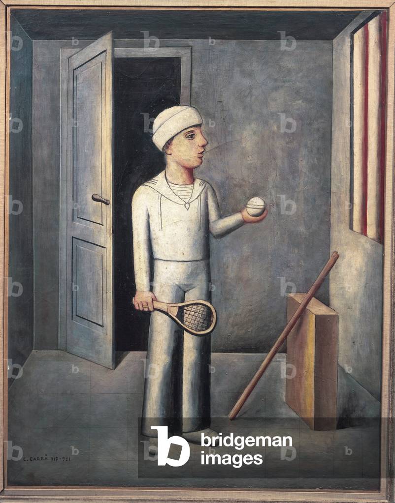 Image of Painting depicting Builder's Son by Carlo Carra