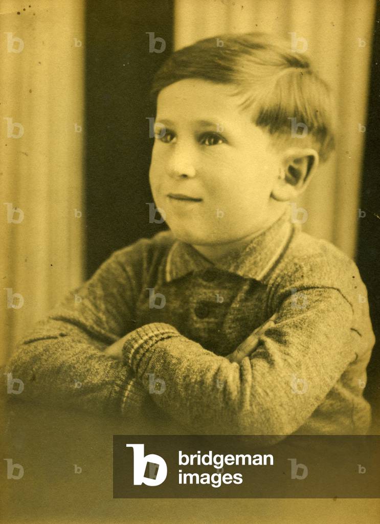 Arnold Wesker all'età di 6-7 anni nel 1938-39