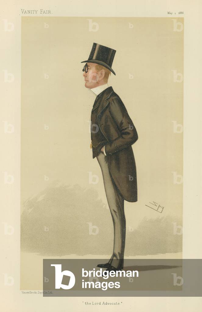 The Lord Advocate (colour litho)