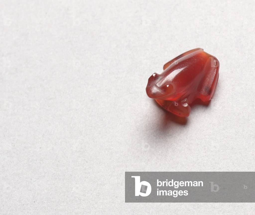 Frosch Amulett, 18. Dynastie, um 1540-1296 v. Chr. (Karneol)