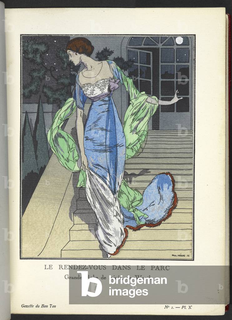 URHEBERRECHT? Paul Méras (Französisch Französisch), Illustrating design by House of Worth (Französisch, 1858-1